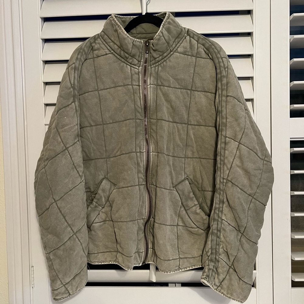 Free People Dolman Quilted Knit Jacket